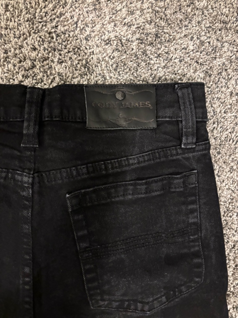 Colby James Men’s Slim Black Jeans